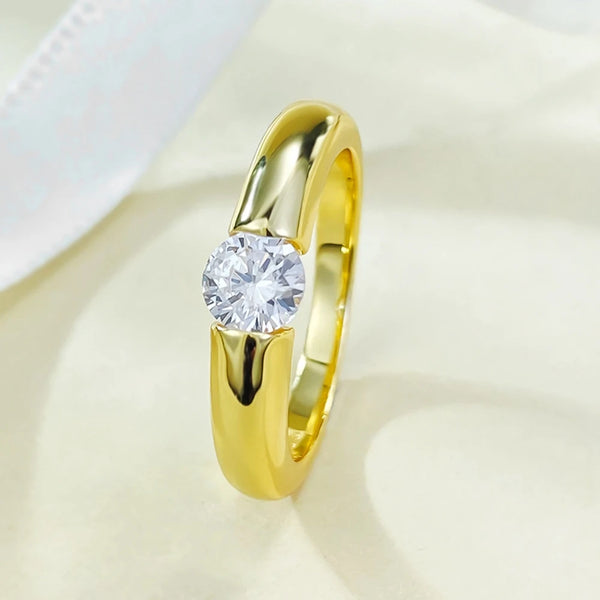 Sweet Heart Ring, 2025 New S925 Silver Gold Plated, Show Your Romance and Elegance